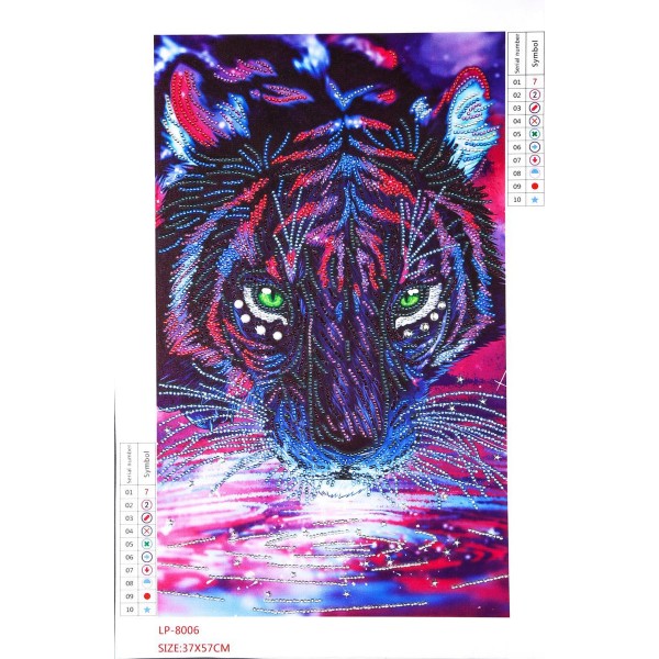 Special Shape Animal Tiger Diamond Painting Kit - DIY
