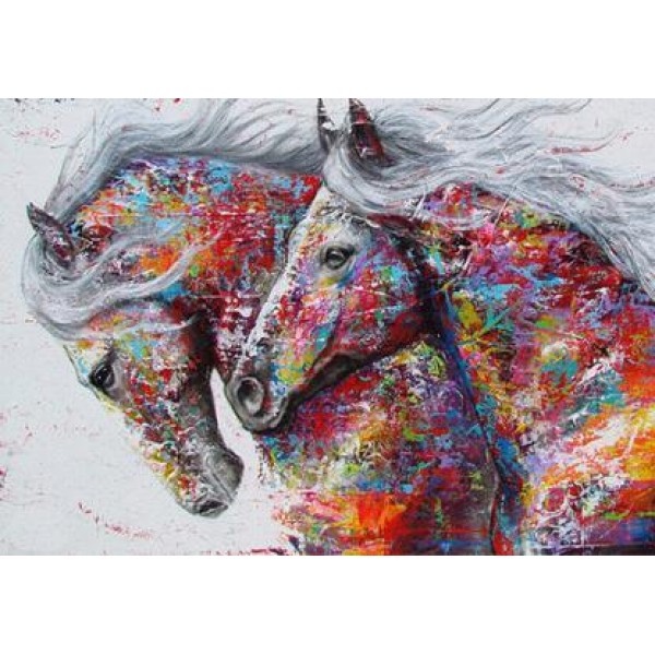 Horses Full Colors Diamond Painting Kit - DIY