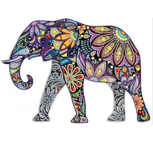 Special Shaped Elephant Diamond Painting Kit - DIY