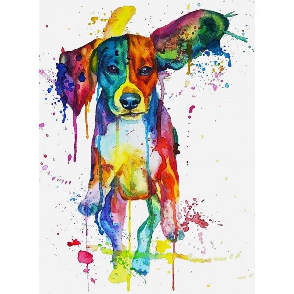 Beagle Colors Diamond Painting Kit - DIY