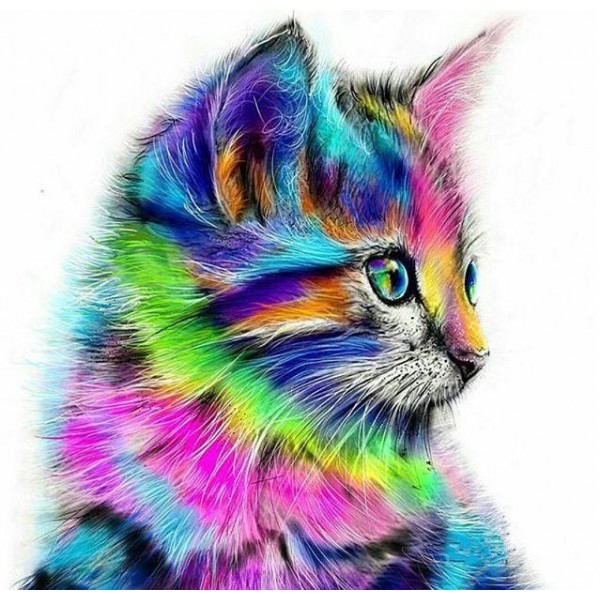Cat Colors Diamond Painting Kit - DIY